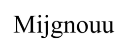 MIJGNOUU trademark