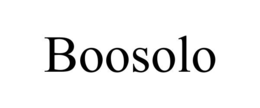 BOOSOLO trademark