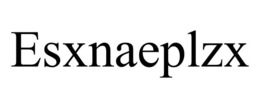 ESXNAEPLZX trademark