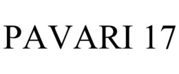 PAVARI 17 trademark