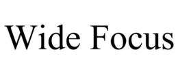 WIDE FOCUS trademark