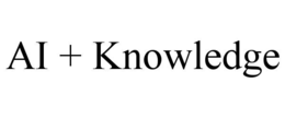 AI + KNOWLEDGE trademark