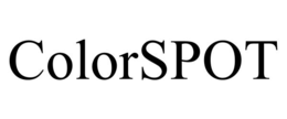 COLORSPOT trademark