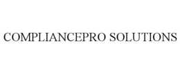 COMPLIANCEPRO SOLUTIONS trademark