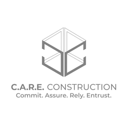 C.A.R.E. CONSTRUCTION COMMIT. ASSURE. RELY. ENTRUST. trademark