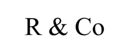R & CO trademark