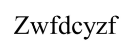 ZWFDCYZF trademark