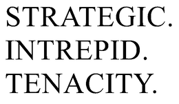 STRATEGIC. INTREPID. TENACITY. trademark