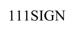 111SIGN trademark