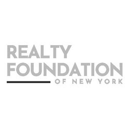 REALTY FOUNDATION OF NEW YORK trademark