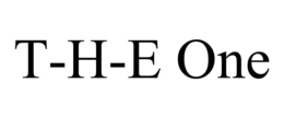 T-H-E ONE trademark