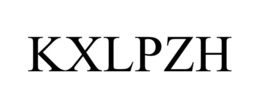 KXLPZH trademark