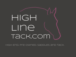 HIGH LINE TACK.COM HIGH-END. PRE-OWNED. SADDLES AND TACK. trademark