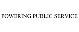 POWERING PUBLIC SERVICE trademark