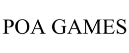 POA GAMES trademark