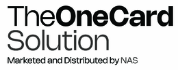 THEONECARD SOLUTION MARKETED AND DISTRIBUTED BY NAS trademark