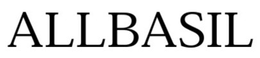 ALLBASIL trademark
