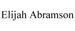 ELIJAH ABRAMSON trademark