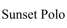 SUNSET POLO trademark