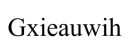 GXIEAUWIH trademark