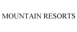 MOUNTAIN RESORTS trademark