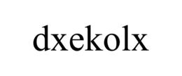 DXEKOLX trademark