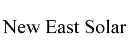 NEW EAST SOLAR trademark