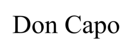 DON CAPO trademark