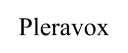 PLERAVOX trademark