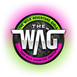 THE WAG THE WILD ADVENTURE GIRLS YOUR WILD ADVENTURE AWAITS! trademark