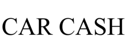 CAR CASH trademark