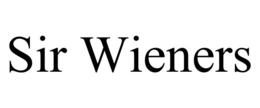SIR WIENERS trademark