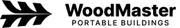 WM WOODMASTER PORTABLE BUILDINGS trademark
