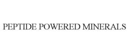 PEPTIDE POWERED MINERALS trademark