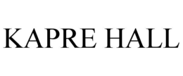 KAPRE HALL trademark