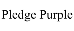 PLEDGE PURPLE trademark