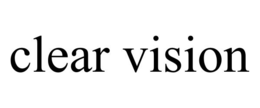 CLEAR VISION trademark