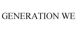 GENERATION WE trademark
