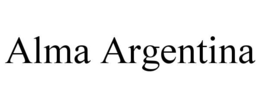 ALMA ARGENTINA trademark