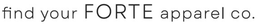 FIND YOUR FORTE APPAREL CO. trademark