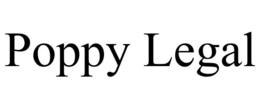 POPPY LEGAL trademark