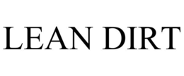 LEAN DIRT trademark