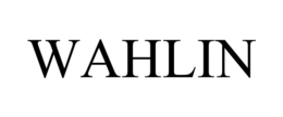 WAHLIN trademark