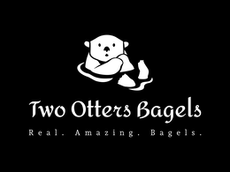 TWO OTTERS BAGELS REAL. AMAZING. BAGELS. trademark