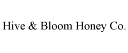 HIVE & BLOOM HONEY CO. trademark