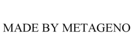 MADE BY METAGENO trademark