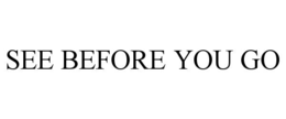 SEE BEFORE YOU GO trademark