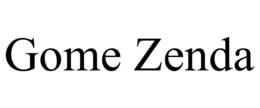 GOME ZENDA trademark
