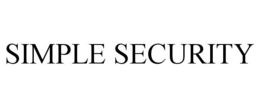 SIMPLE SECURITY trademark