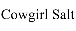 COWGIRL SALT trademark